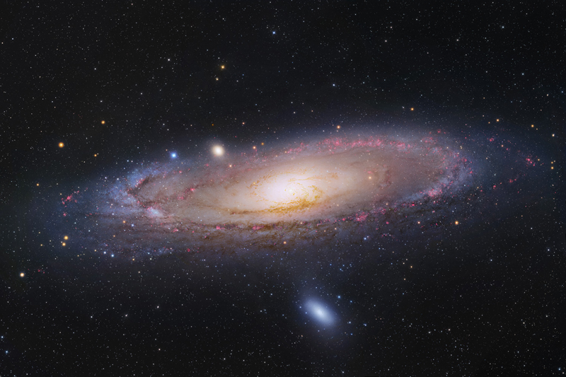 Image of M31 processed by Rob Gendler
