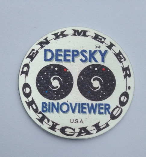 The original 3D logo for Denkmeier's first binoviewers
