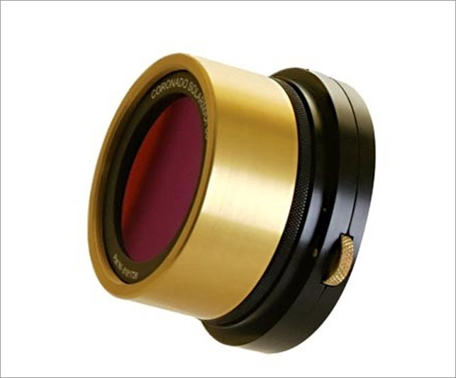 60mm H-alpha solar filter with a means for tilt-tuning