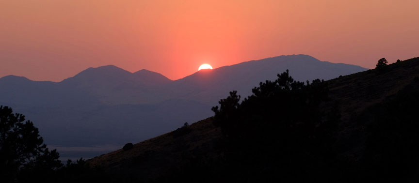 Sunset from the Campsite