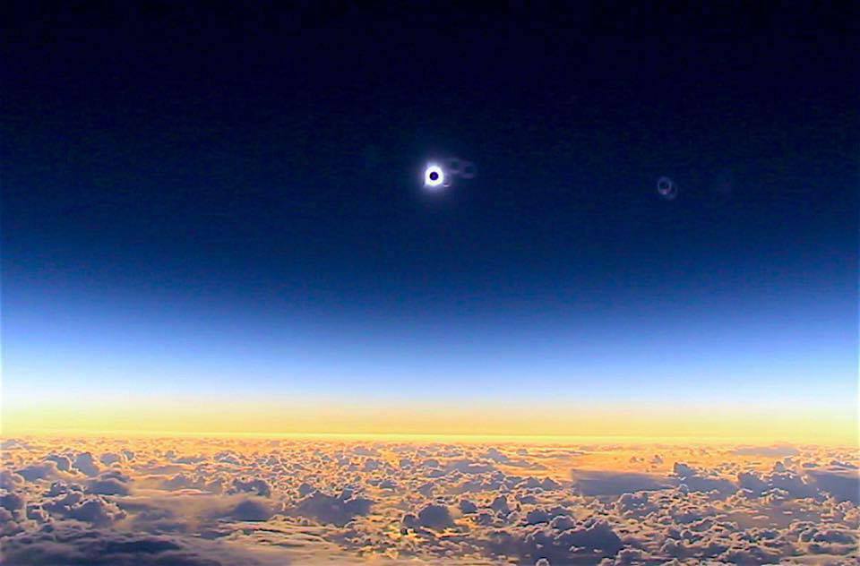 image of the total solar eclipse on March 9 2016