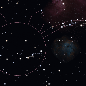 AURIGA Smiley Face / Cheshire Cat Asterism